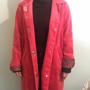 Jones Studio Corduroy Rose Jacket